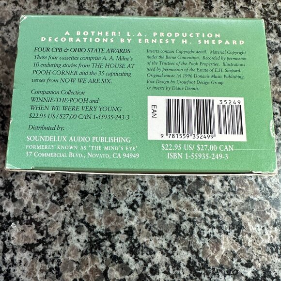 The House at Pooh Corner and Now We Are Six by A. A. Milne 1996 Audio 4 Cassette - Picture 7 of 7